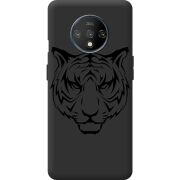Черный чехол BoxFace OnePlus 7T Tiger