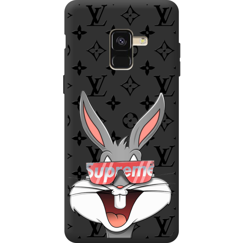 Черный чехол BoxFace Samsung A530 Galaxy A8 2018 looney bunny