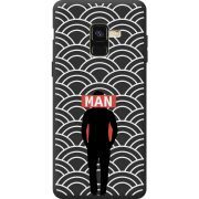 Черный чехол BoxFace Samsung A530 Galaxy A8 2018 Man Pattern