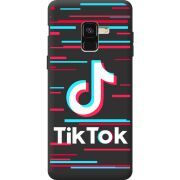 Черный чехол BoxFace Samsung A530 Galaxy A8 2018 Tik Tok