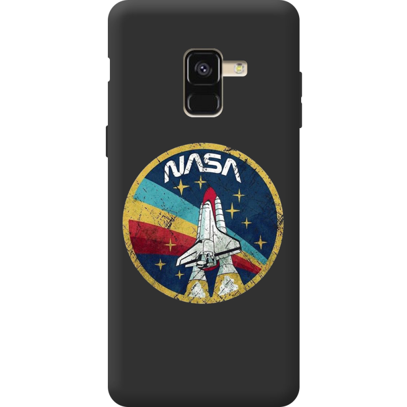 Черный чехол BoxFace Samsung A530 Galaxy A8 2018 NASA