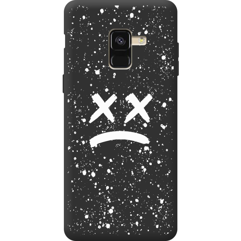 Черный чехол BoxFace Samsung A530 Galaxy A8 2018 Sad Way