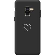 Черный чехол BoxFace Samsung A530 Galaxy A8 2018 My Heart