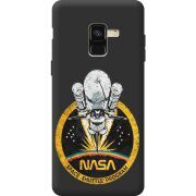 Черный чехол BoxFace Samsung A530 Galaxy A8 2018 NASA Spaceship