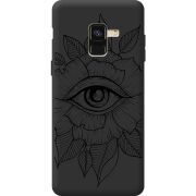 Черный чехол BoxFace Samsung A530 Galaxy A8 2018 Eye