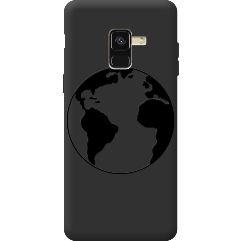 Черный чехол BoxFace Samsung A530 Galaxy A8 2018 Earth