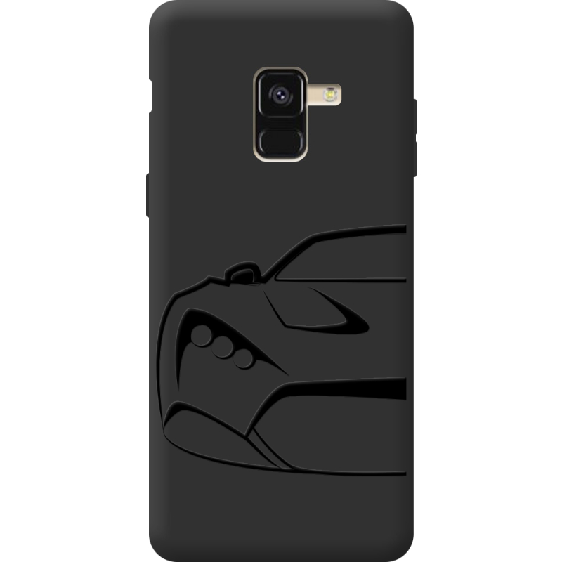 Черный чехол BoxFace Samsung A530 Galaxy A8 2018 Sportcar