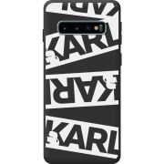 Черный чехол BoxFace Samsung G973 Galaxy S10 White Karl