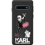 Черный чехол BoxFace Samsung G973 Galaxy S10 For Karl