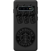 Черный чехол BoxFace Samsung G973 Galaxy S10 Black Coffee