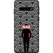 Черный чехол BoxFace Samsung G973 Galaxy S10 Man Pattern