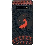 Черный чехол BoxFace Samsung G973 Galaxy S10 Ornament