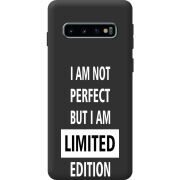 Черный чехол BoxFace Samsung G973 Galaxy S10 Limited Edition