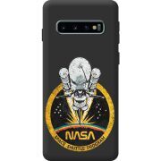Черный чехол BoxFace Samsung G973 Galaxy S10 NASA Spaceship