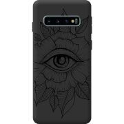 Черный чехол BoxFace Samsung G973 Galaxy S10 Eye