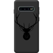 Черный чехол BoxFace Samsung G973 Galaxy S10 Deer