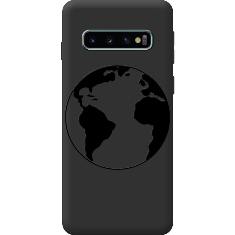 Черный чехол BoxFace Samsung G973 Galaxy S10 Earth