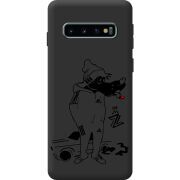 Черный чехол BoxFace Samsung G973 Galaxy S10 