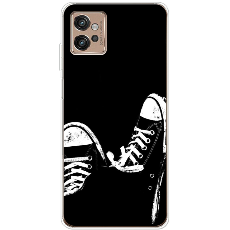 Чехол BoxFace Motorola G32 Black Sneakers