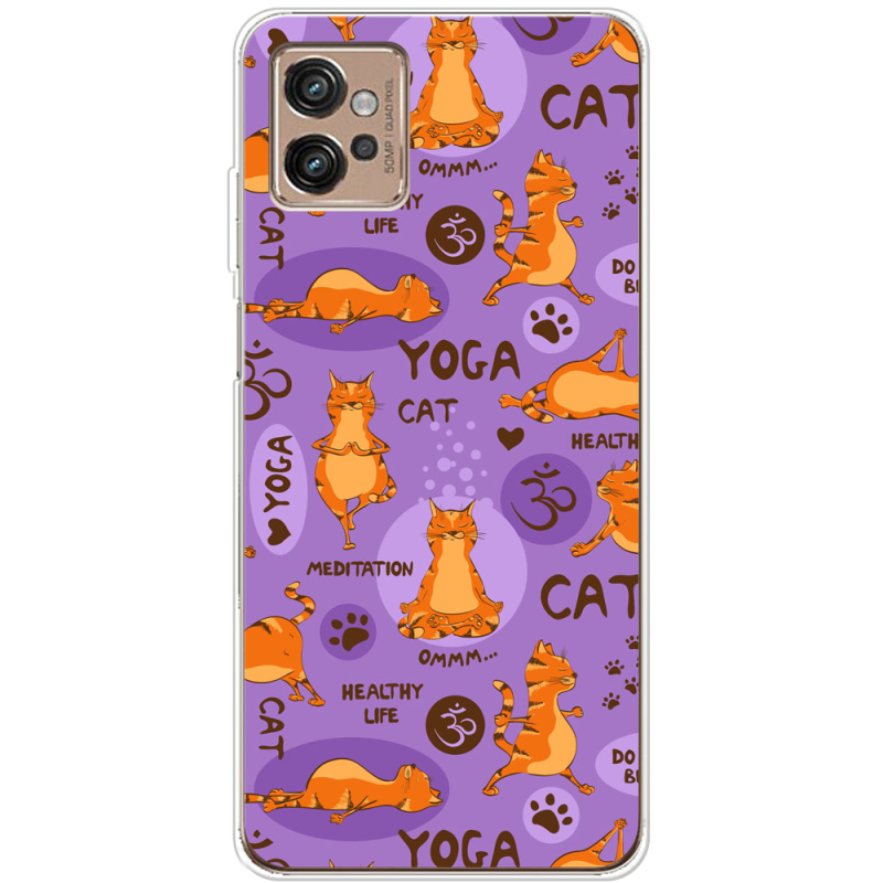 Чехол BoxFace Motorola G32 Yoga Cat