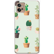 Чехол BoxFace Motorola G32 L-green Cacti