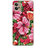 Чехол BoxFace Motorola G32 Tropical Flowers