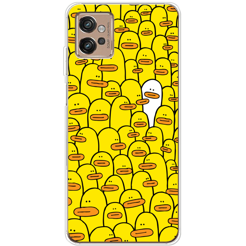 Чехол BoxFace Motorola G32 Yellow Ducklings