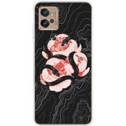 Чехол BoxFace Motorola G32 Snake Rose