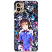 Чехол BoxFace Motorola G32 Overwatch D.VA