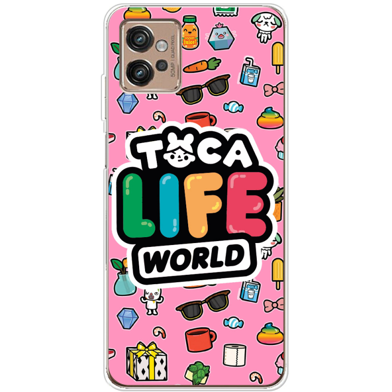 Чехол BoxFace Motorola G32 Toca Boca Life World