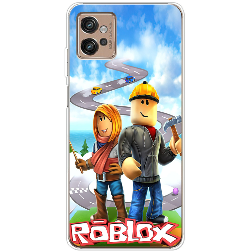 Чехол BoxFace Motorola G32 Roblox Білдерман