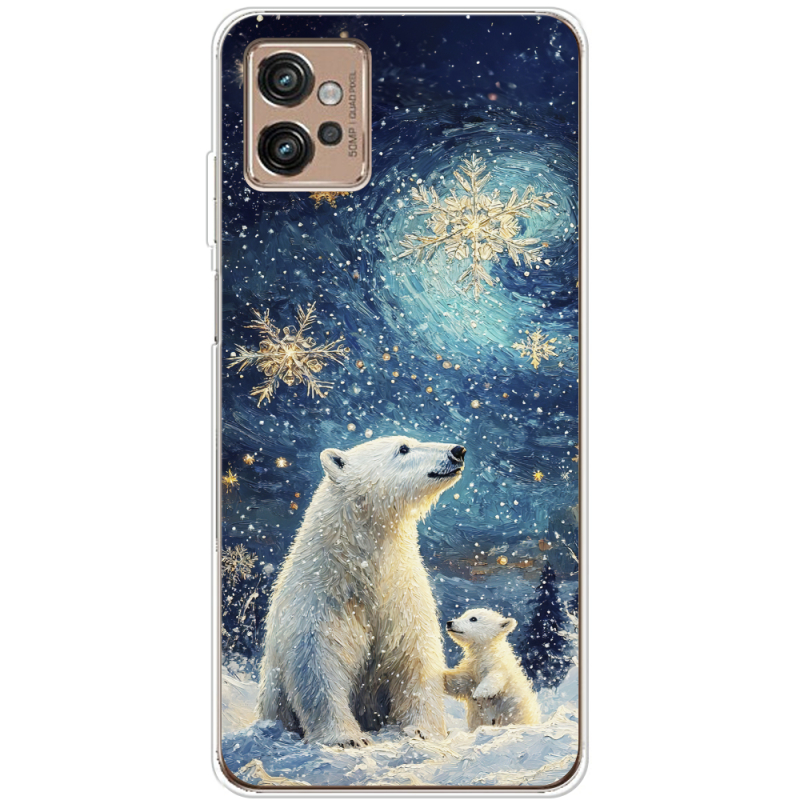 Чехол BoxFace Motorola G32 Північні ведмеді