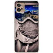 Чехол BoxFace Motorola G32 snowboarder