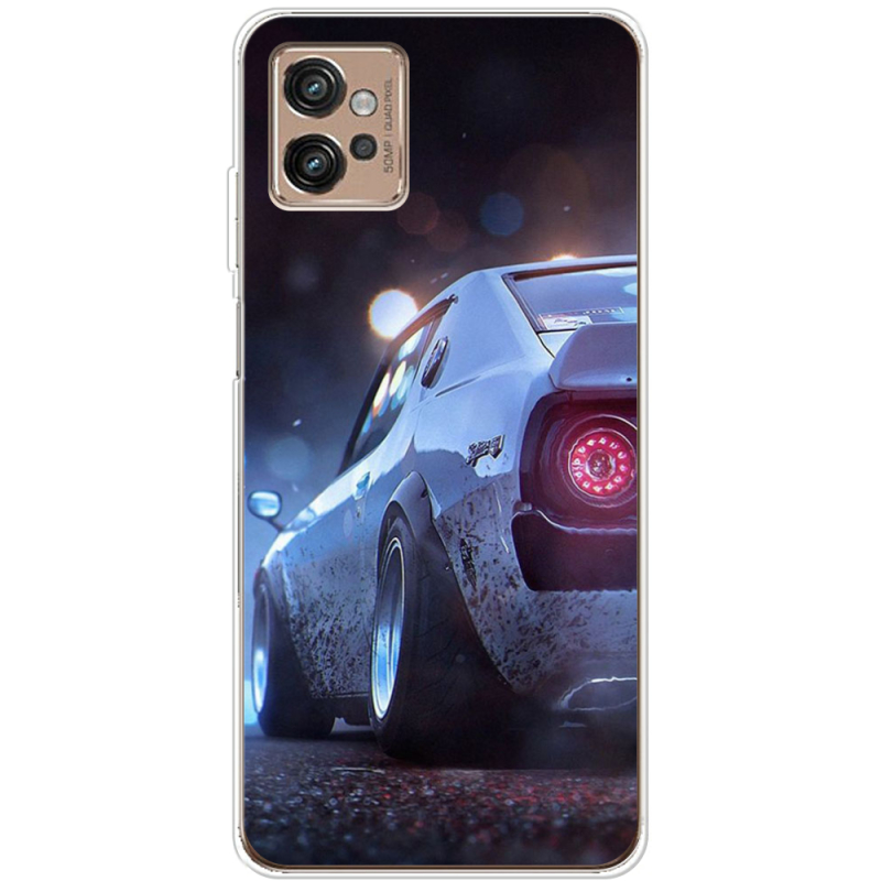 Чехол BoxFace Motorola G32 Silver Car