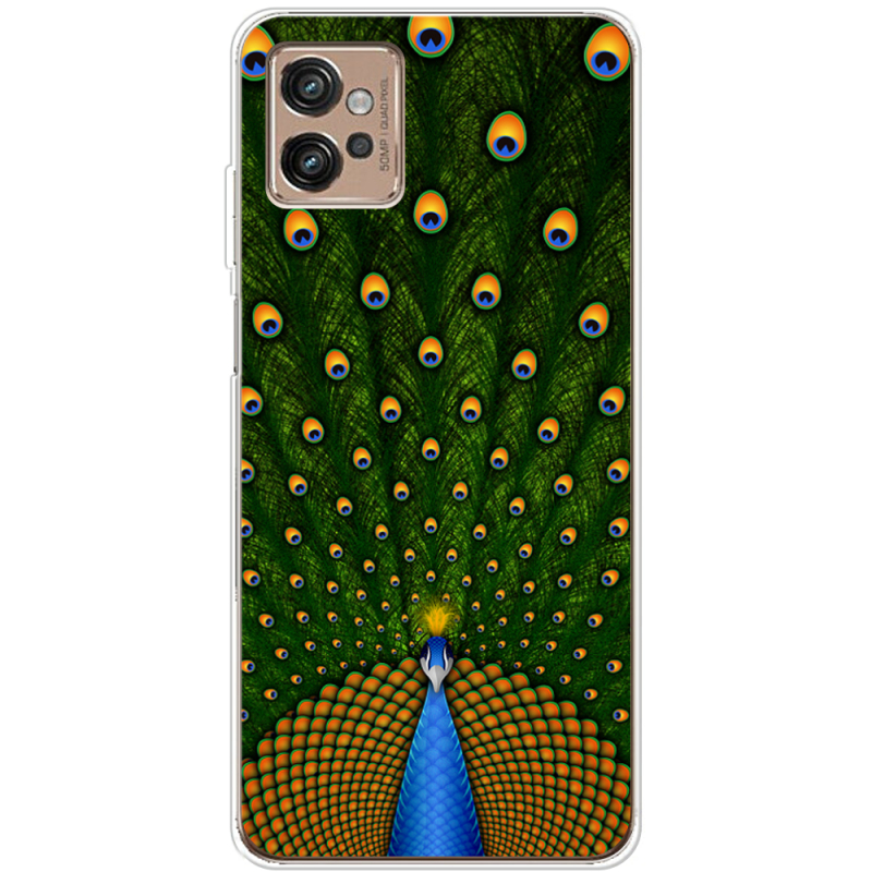 Чехол BoxFace Motorola G32 Peacocks Tail