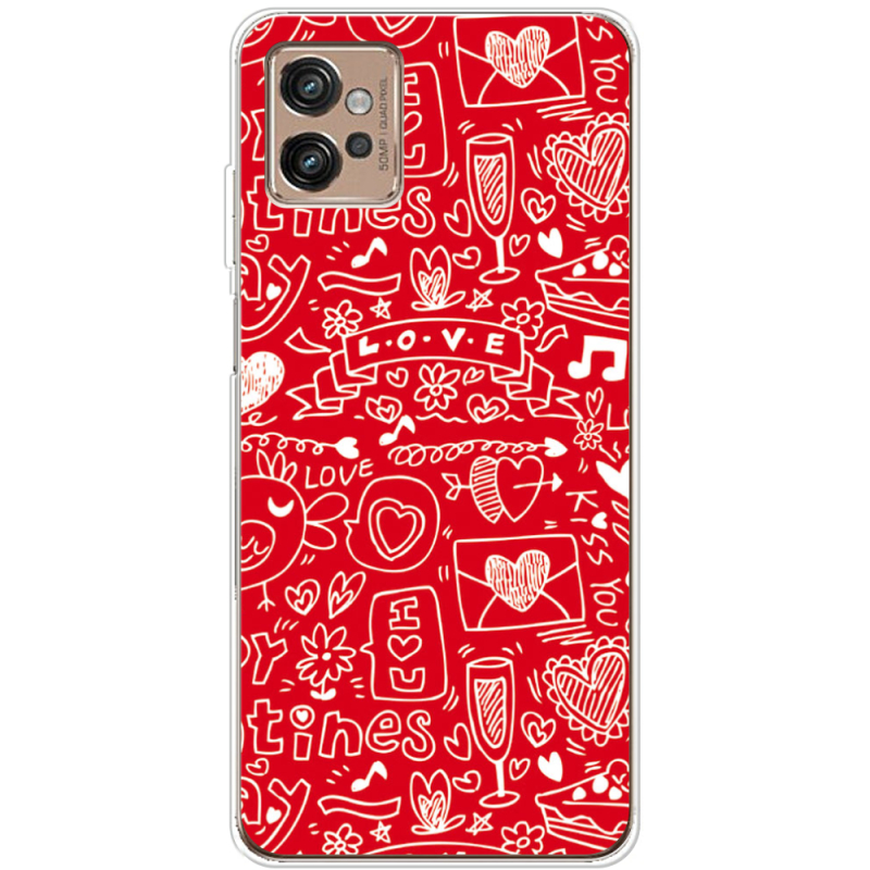 Чехол BoxFace Motorola G32 Happy Valentines