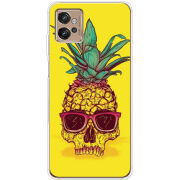 Чехол BoxFace Motorola G32 Pineapple Skull