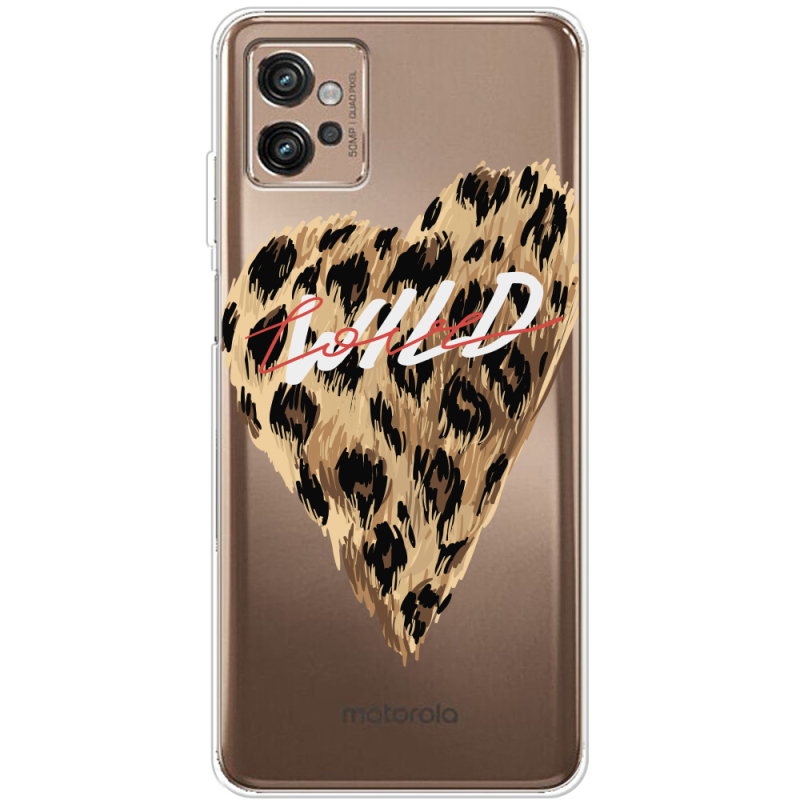 Прозрачный чехол BoxFace Motorola G32 Wild Love