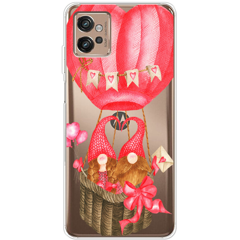 Прозрачный чехол BoxFace Motorola G32 Valentine Dwarfs