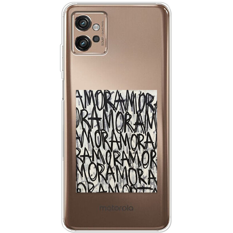 Прозрачный чехол BoxFace Motorola G32 Amor Amor