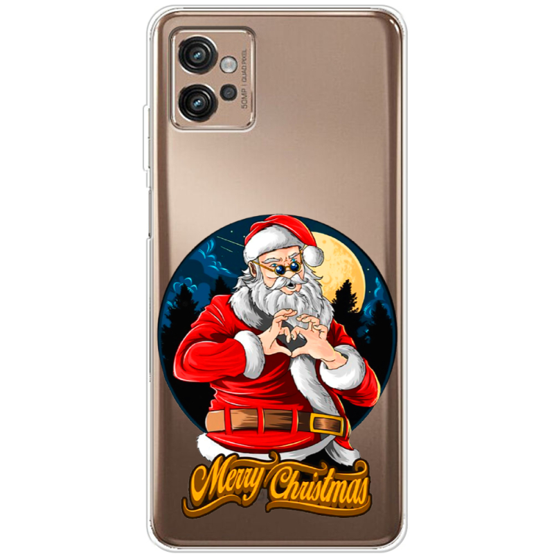 Прозрачный чехол BoxFace Motorola G32 Cool Santa