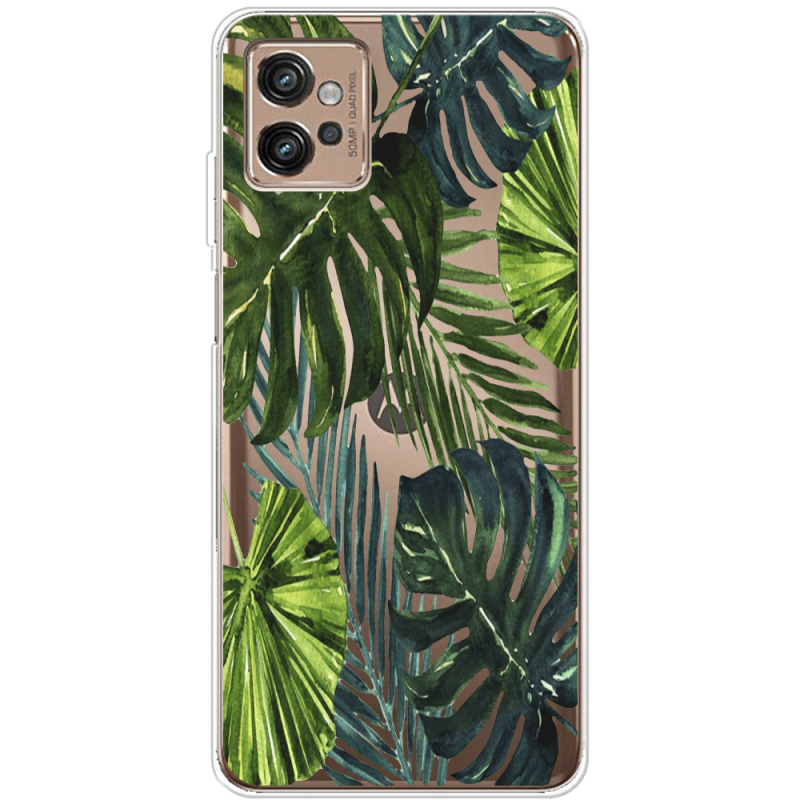 Прозрачный чехол BoxFace Motorola G32 Palm Tree