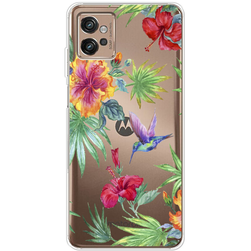 Прозрачный чехол BoxFace Motorola G32 Tropical