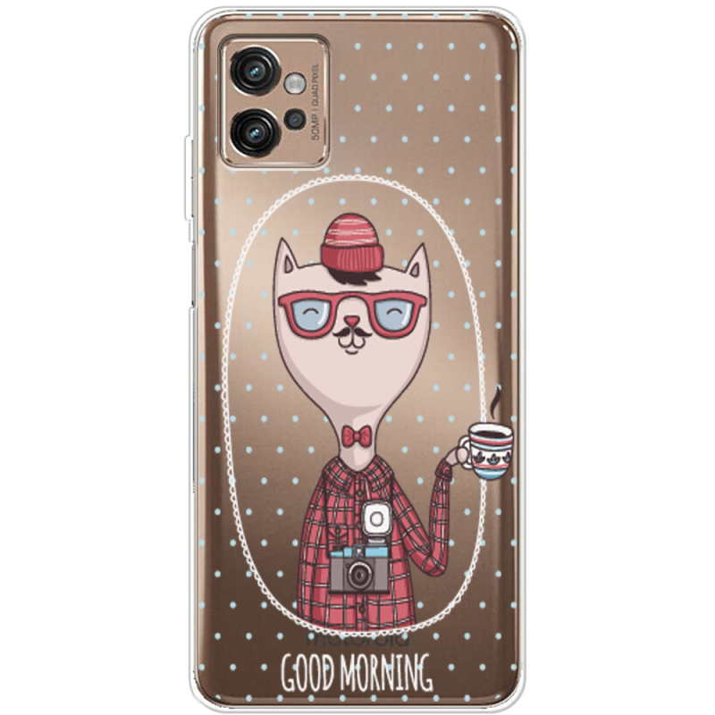 Прозрачный чехол BoxFace Motorola G32 Good Morning