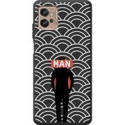 Черный чехол BoxFace Motorola G32 Man Pattern