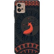 Черный чехол BoxFace Motorola G32 Ornament