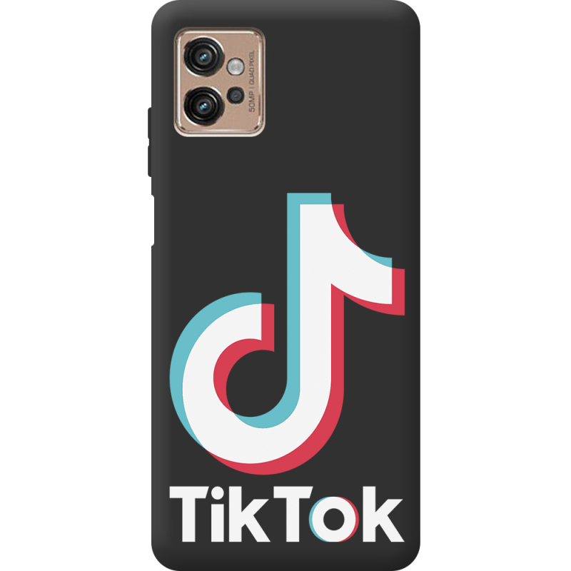 Черный чехол BoxFace Motorola G32 Tik Tok