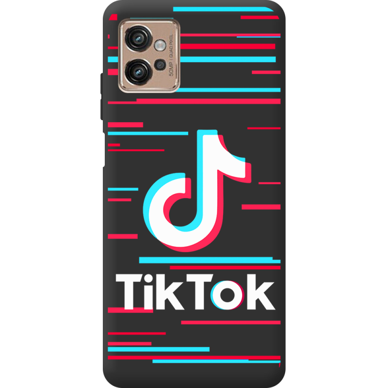 Черный чехол BoxFace Motorola G32 Tik Tok