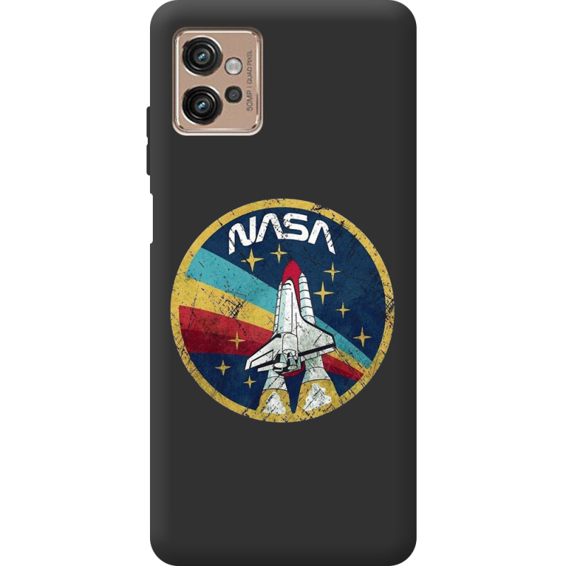 Черный чехол BoxFace Motorola G32 NASA