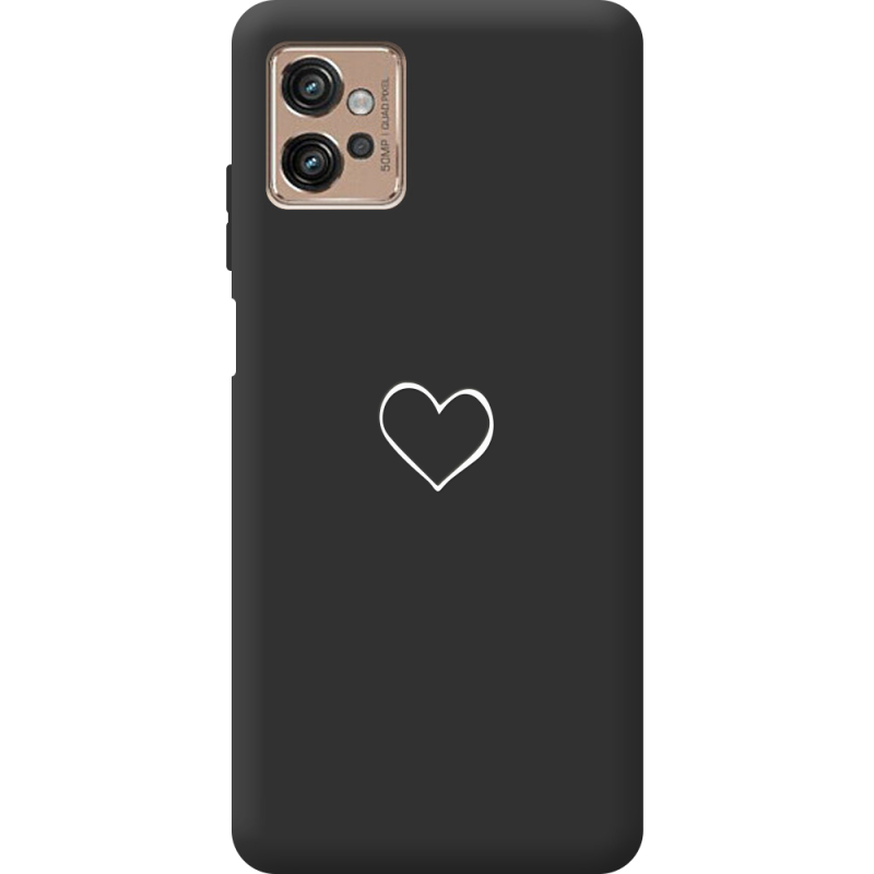 Черный чехол BoxFace Motorola G32 My Heart